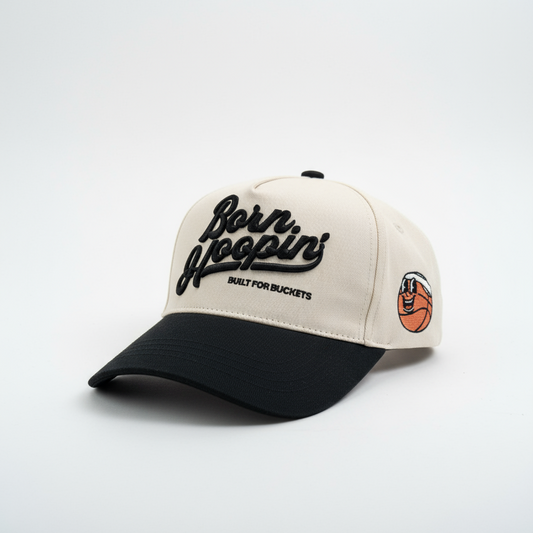 Born Hoopin' Everday Hat - Blue - Angled