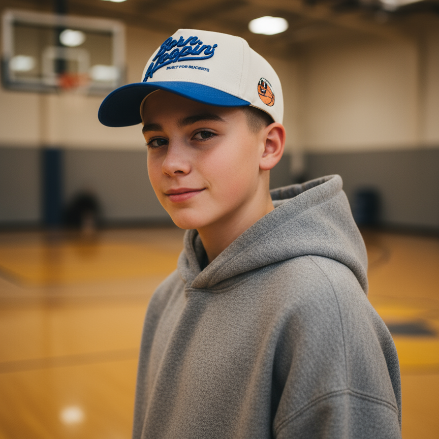 Everyday hat natural and royal