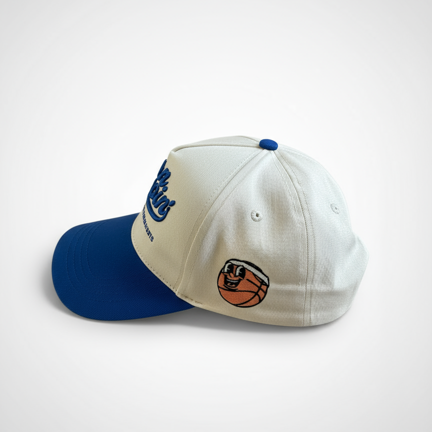 Born Hoopin' Everday Hat - Blue - Side